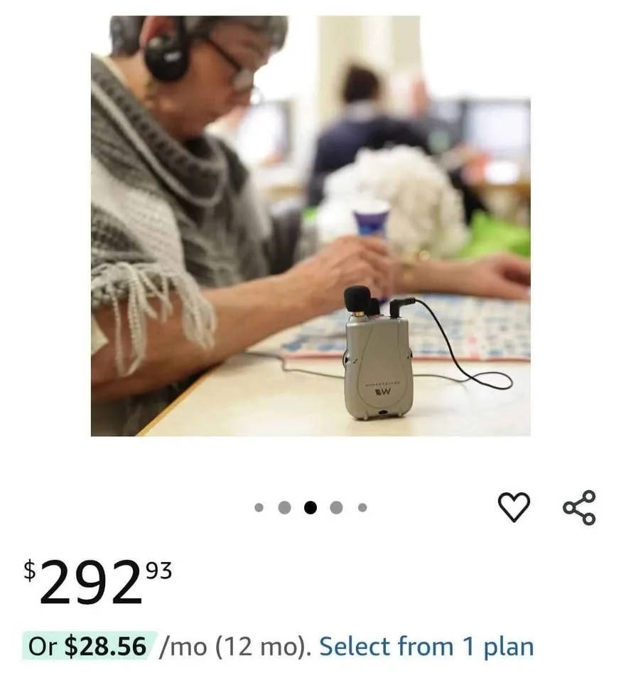 Williams Sound PKT D1 EH Pocketalker Ultra Duo Pack Amplifier, S image indicator(3)