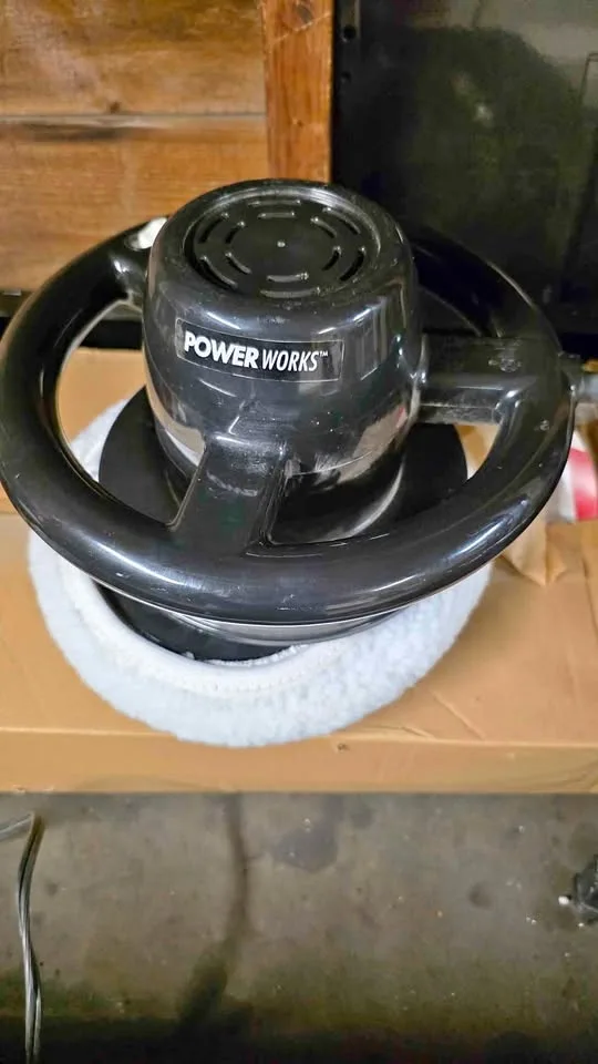 New Electric 10" Random Orbital Polisher Buffer Detailing Wax Ca