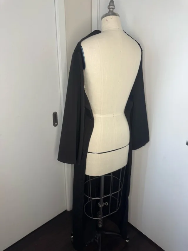 Ladies Size XXL Brand New V Neck Black Zip Up Jumpsuit - New image indicator(4)