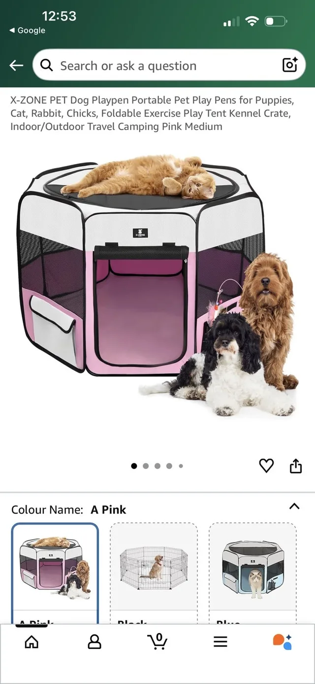 XL Brand New Dog / Pet Playpen Circular Crate Retails $174