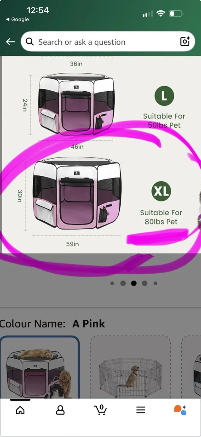 XL Brand New Dog / Pet Playpen Circular Crate Retails $174 image indicator(2)