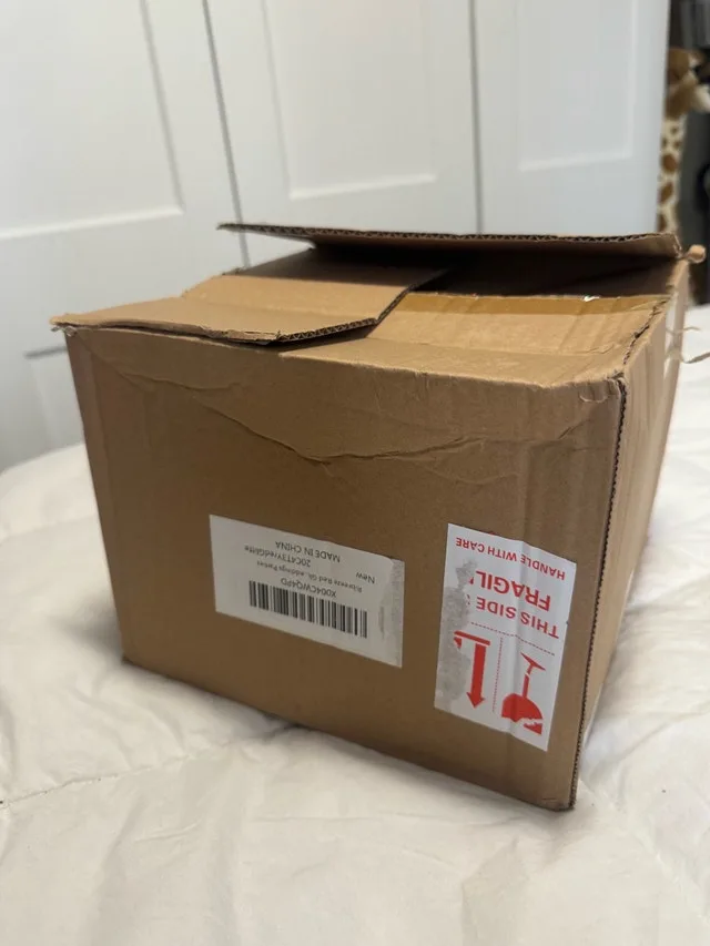 Brand New Red Ribbon Tree Topper, with cascading ribbons NEW image indicator(4)