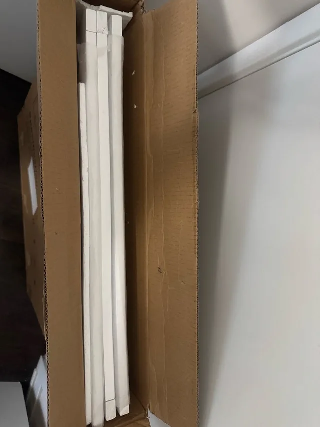 Brand New 3 Panel Clear Freestanding Dog Fence Retails $159 image indicator(3)