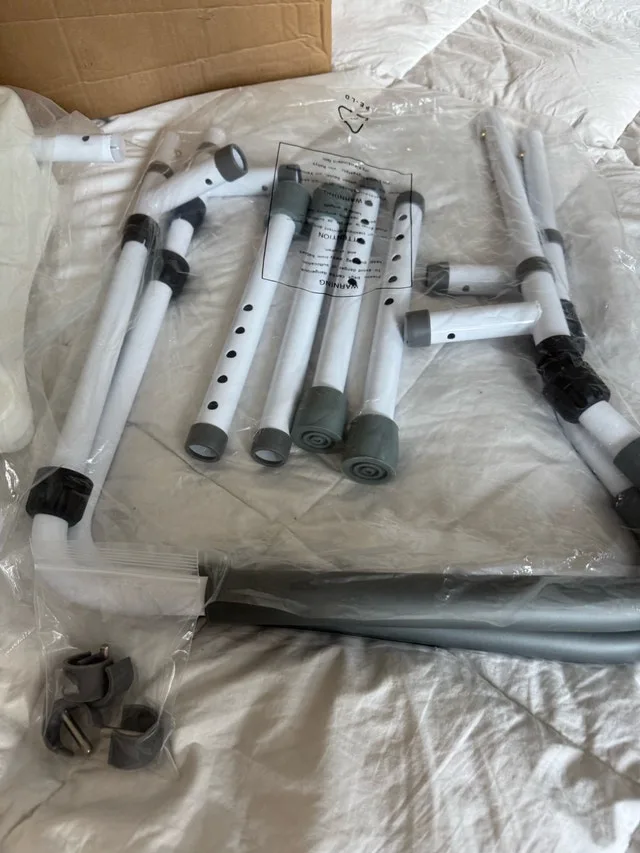 Brand New in the Box Elevated Toilet Riser w Handles was $197.07 image indicator(3)