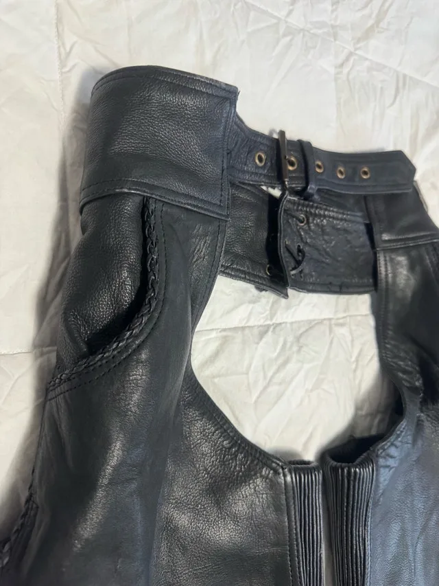 Leather Chaps - adjustable in size Worn Once image indicator(3)