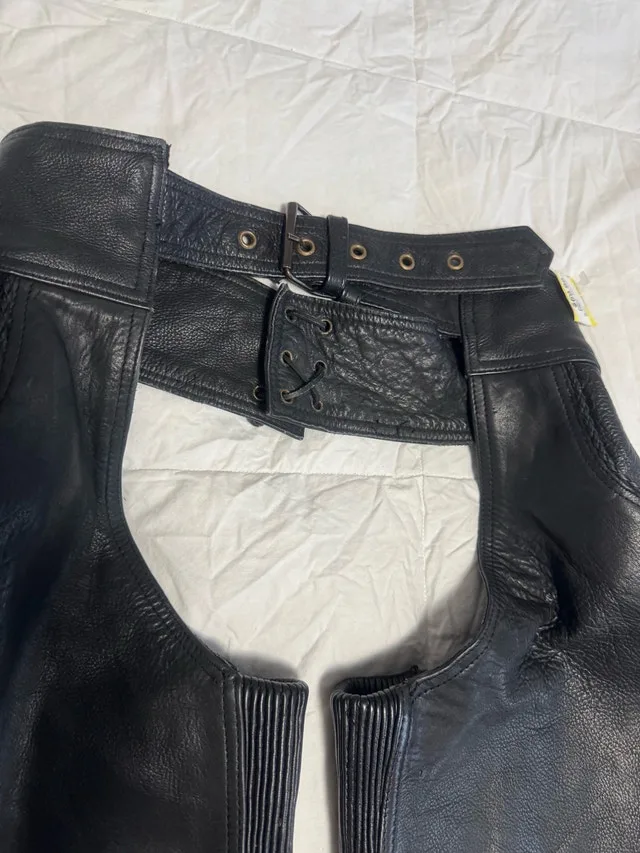Leather Chaps - adjustable in size Worn Once image indicator(4)