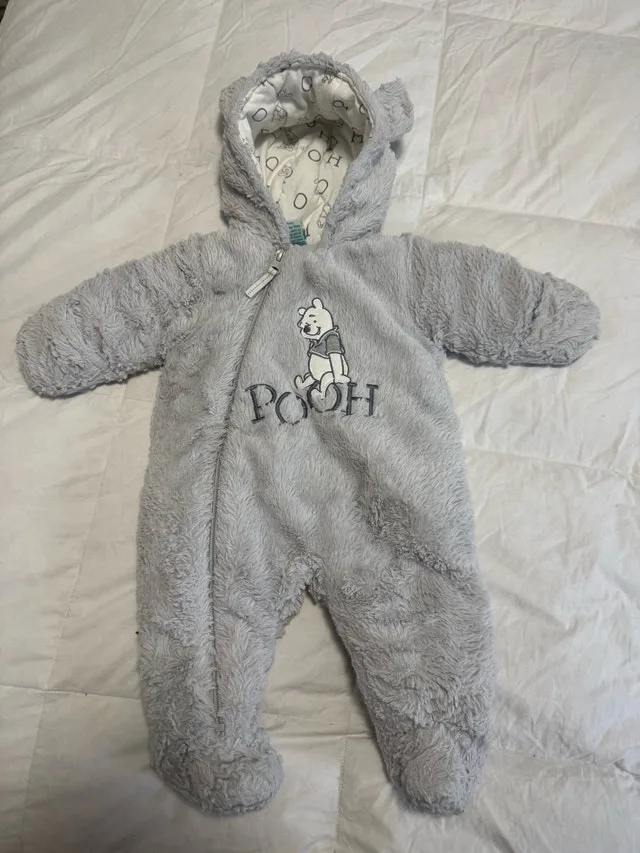 Like New Winnie the Pooh 0-3Month Winter Snowsuit Like New