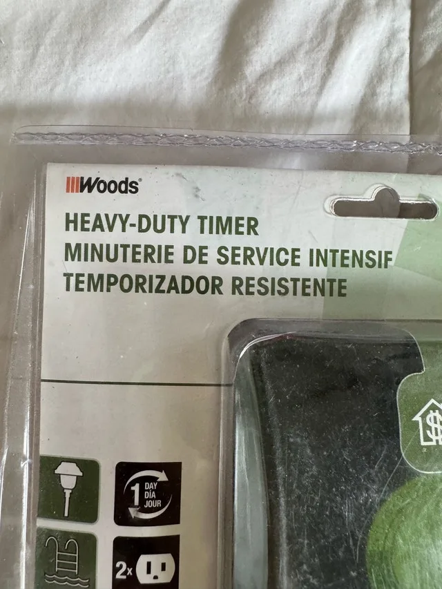 Brand New Outdoor Heavy Duty Timer - Great for Christmas Lights image indicator(2)