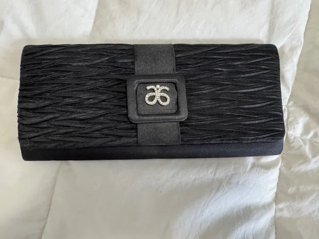 Brand New Never Used Black Evening clutch purse - NEW