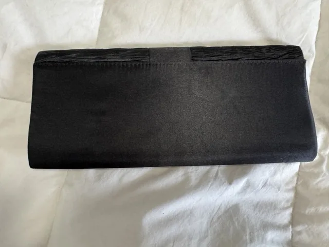 Brand New Never Used Black Evening clutch purse - NEW image indicator(2)