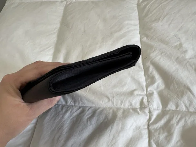 Brand New Never Used Black Evening clutch purse - NEW image indicator(5)