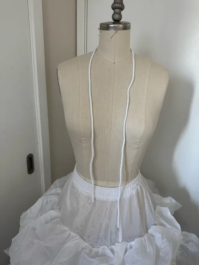 Brand New Never Used hoop skirt/crinoline for under a wedding dr image indicator(4)