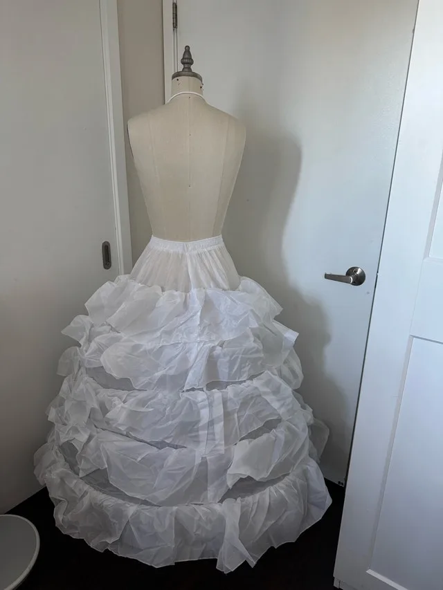 Brand New Never Used hoop skirt/crinoline for under a wedding dr image indicator(6)