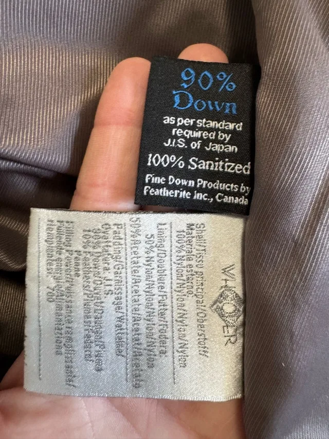 Ladies 90% Down Size Large Winter Coat, in beautiful condition image indicator(8)