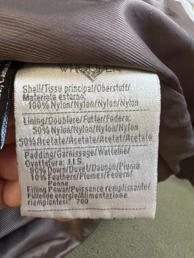 Ladies 90% Down Size Large Winter Coat, in beautiful condition image indicator(9)