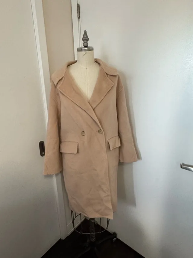 Ladies Size Medium Fall Autumn Winter Dress Coat - Like New