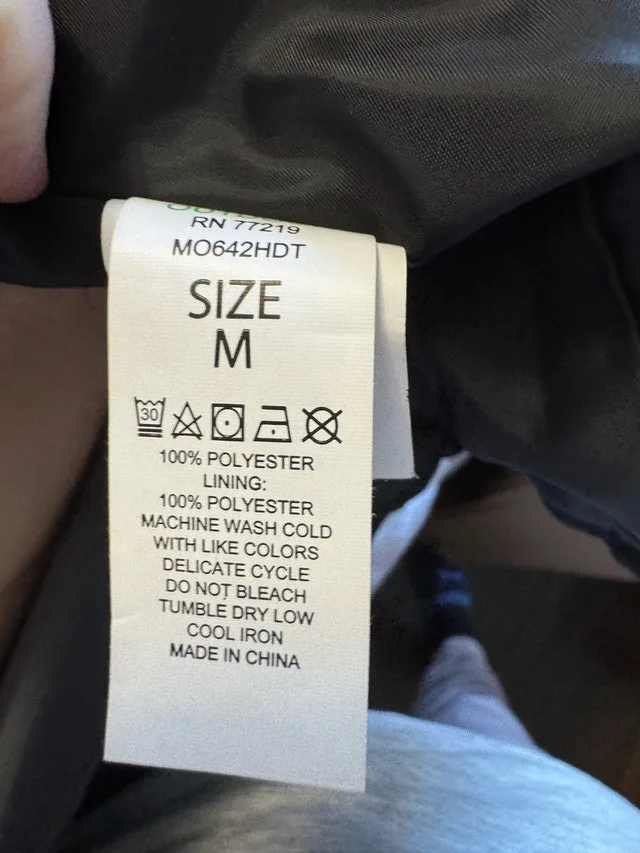 Ladies Size Medium Sleeveless Black and Yellow Jacket Vest image indicator(9)