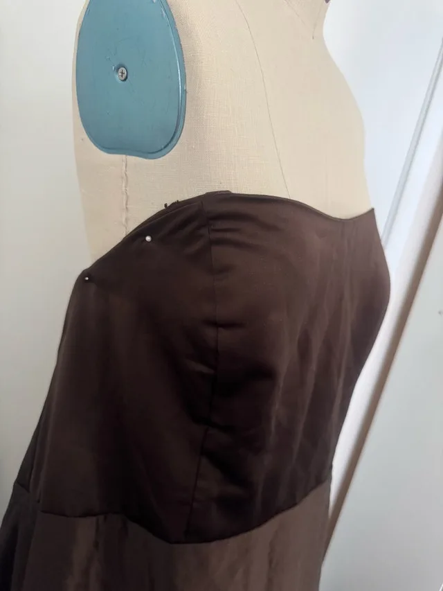 Ladies, Stunning Beautiful, chocolate evening dress Plus Size 22 image indicator(3)