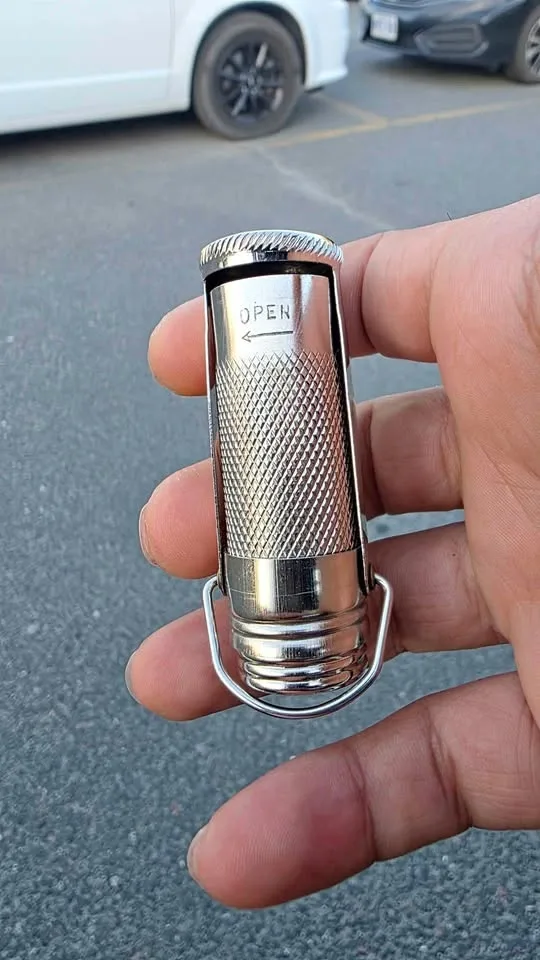 Vtg Match Safe Made In Hong Kong Campire Match Holder