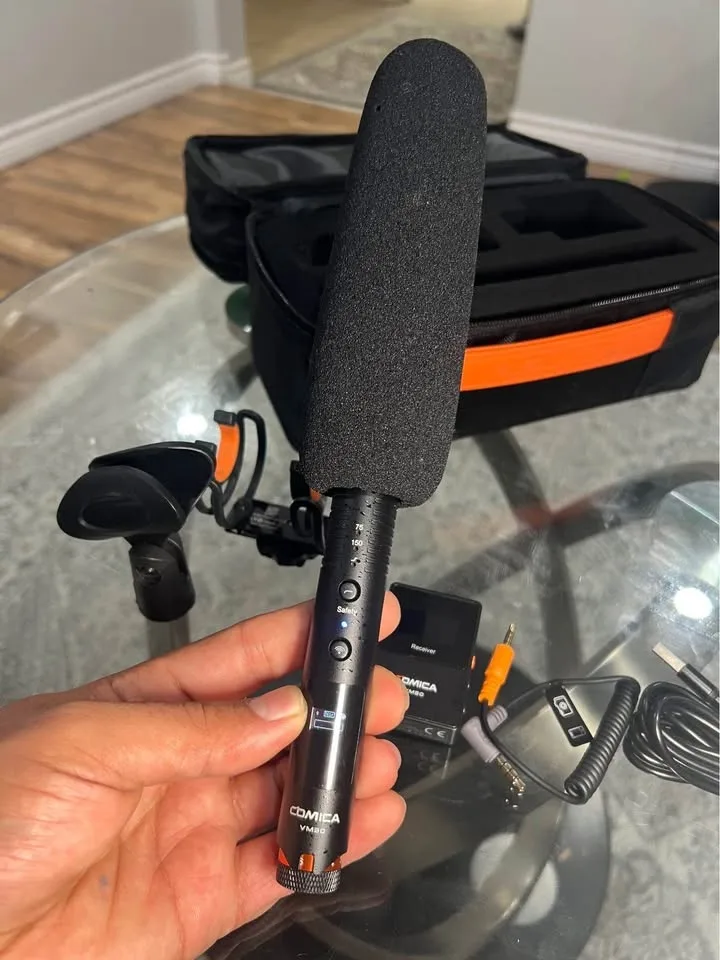 Comica CVM VM30 Wireless Shotgun Mic image indicator(4)