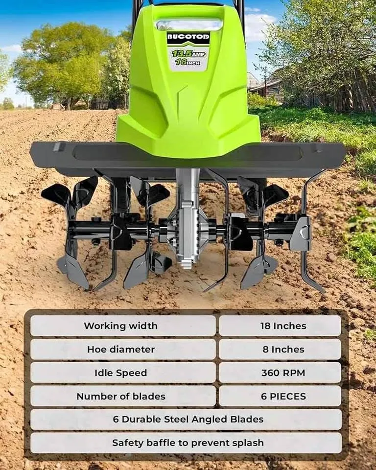 18-Inch 13.5 Amp Tiller/Cultivator