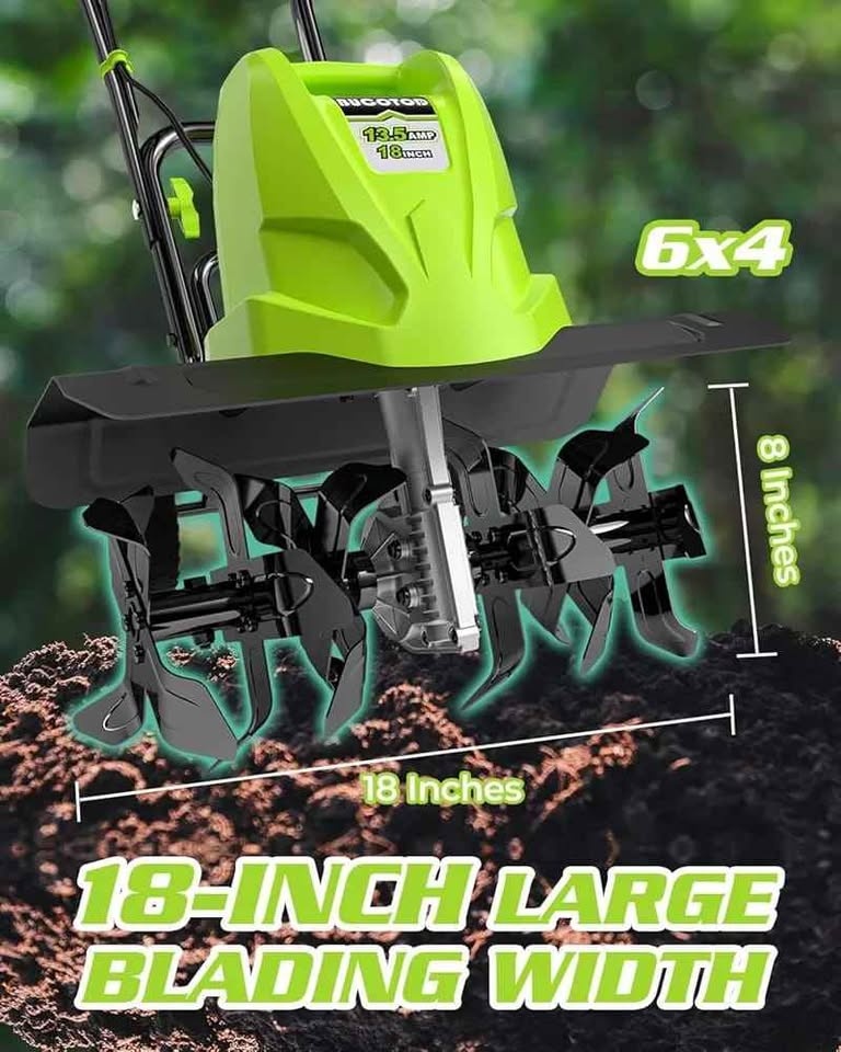 18-Inch 13.5 Amp Tiller/Cultivator - photo 4
