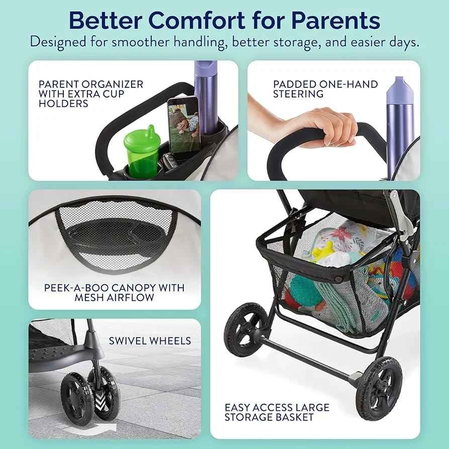 Kolcraft Cloud Plus Umbrella Stroller - photo 3
