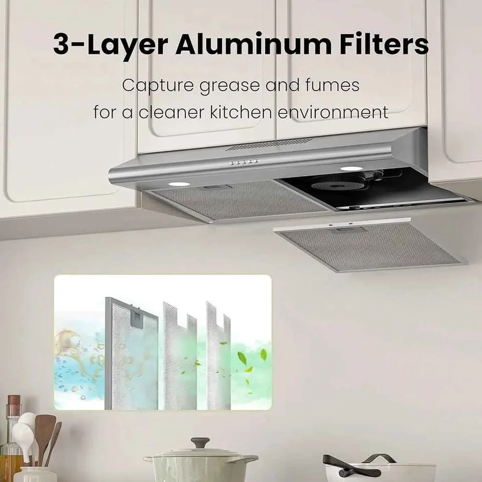 FIREGAS Range Hood 30 inch under cabinet image indicator(2)