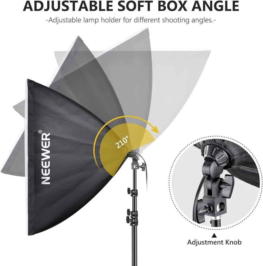 NEEWER 700W Softbox Lighting Kit 2Pack - photo 2