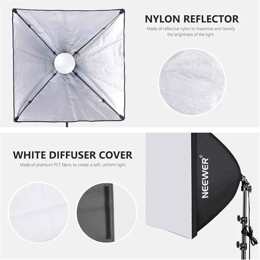 NEEWER 700W Softbox Lighting Kit 2Pack - photo 3
