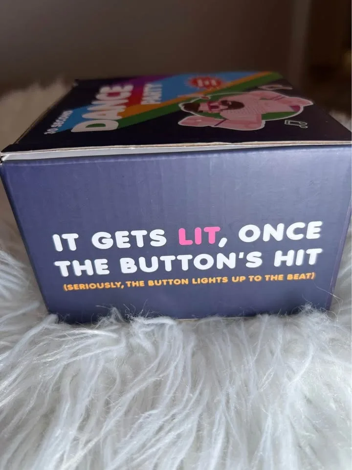 New 30 Second Dance Party Button. Press the button to start the image indicator(4)