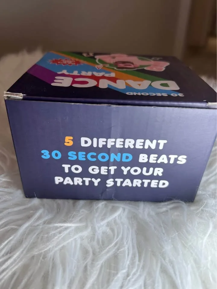 New 30 Second Dance Party Button. Press the button to start the image indicator(5)