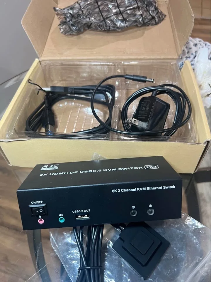 8K HDNI+UP USB3.0KVM SWITCH 2.3 image indicator(5)