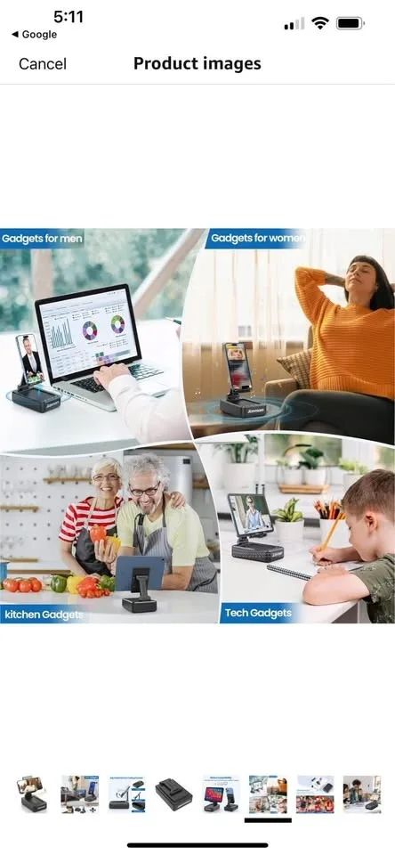 Cell Phone Stand with Wireless Bluetooth Speaker and Anti-Slip image indicator(3)