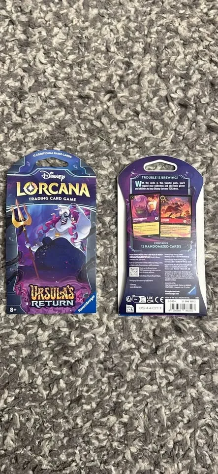 Lorcana Card packs sealed