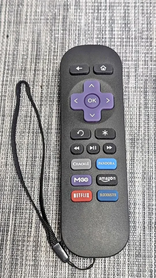 Roku box remote. It doesn't work for TV, It just for Roku boxes
