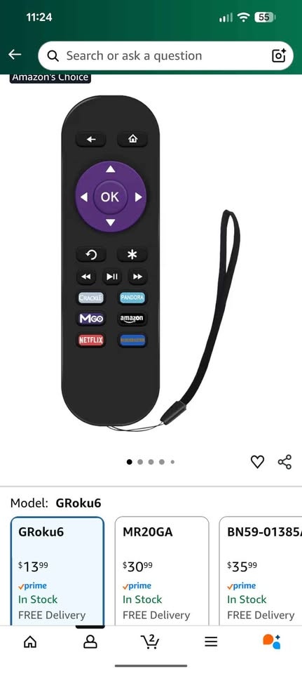 Roku box remote. It doesn't work for TV, It just for Roku boxes - photo 3