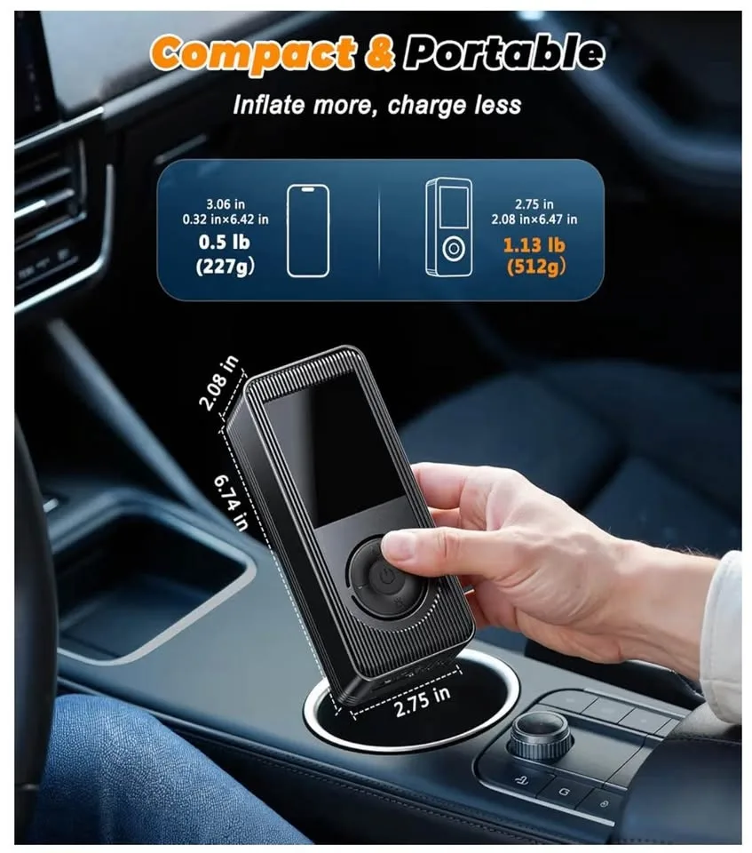 Tire Inflator Portable Air Compressor image indicator(5)