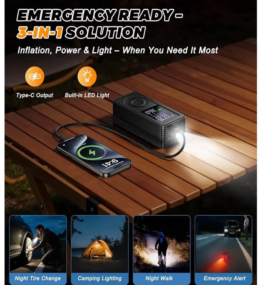 Tire Inflator Portable Air Compressor image indicator(6)