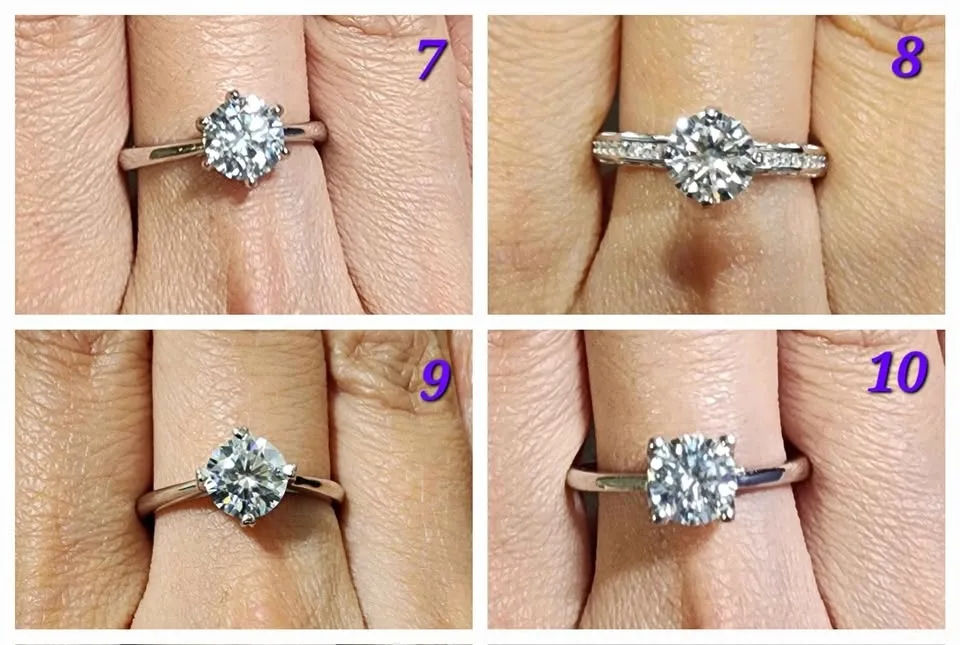 New Moissanite ring 1 carat