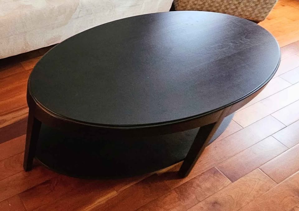 Oval, Espresso coffee table - photo 2