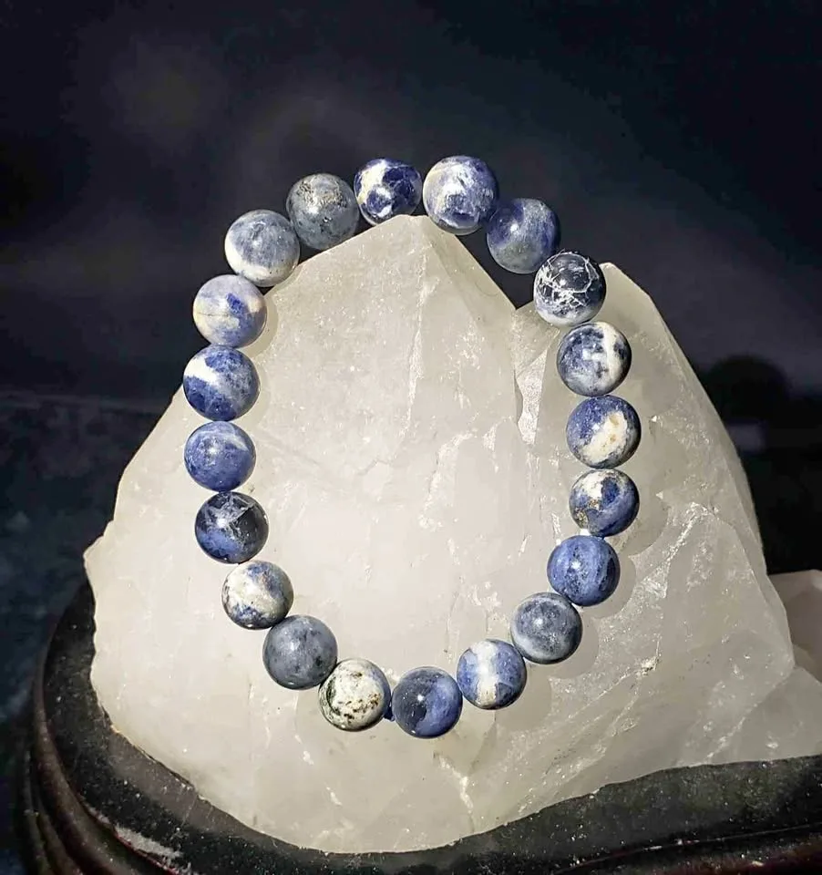 Sodalite crystal bracelet