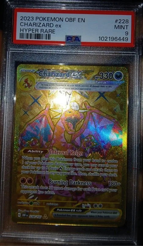 Pokemon Card CHARIZARD Grade It PSA 9 image indicator(2)