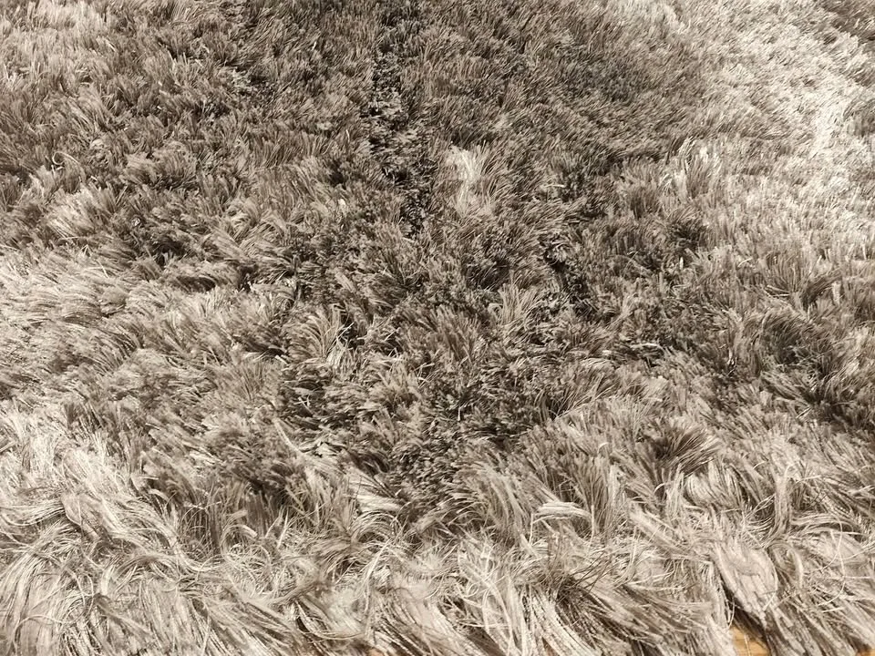 Silver Grey EQ3 soft shaggy rugs image indicator(2)