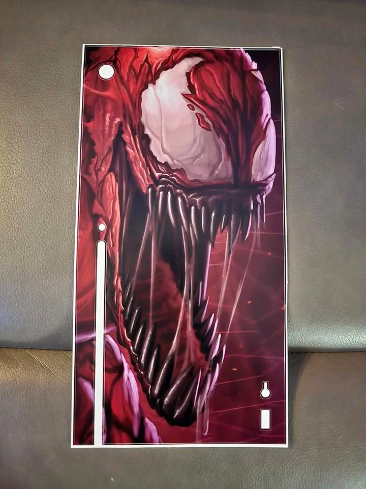 Xbox Series X Carnage Wrap-Cover-Skin. Brand New, Never Used.