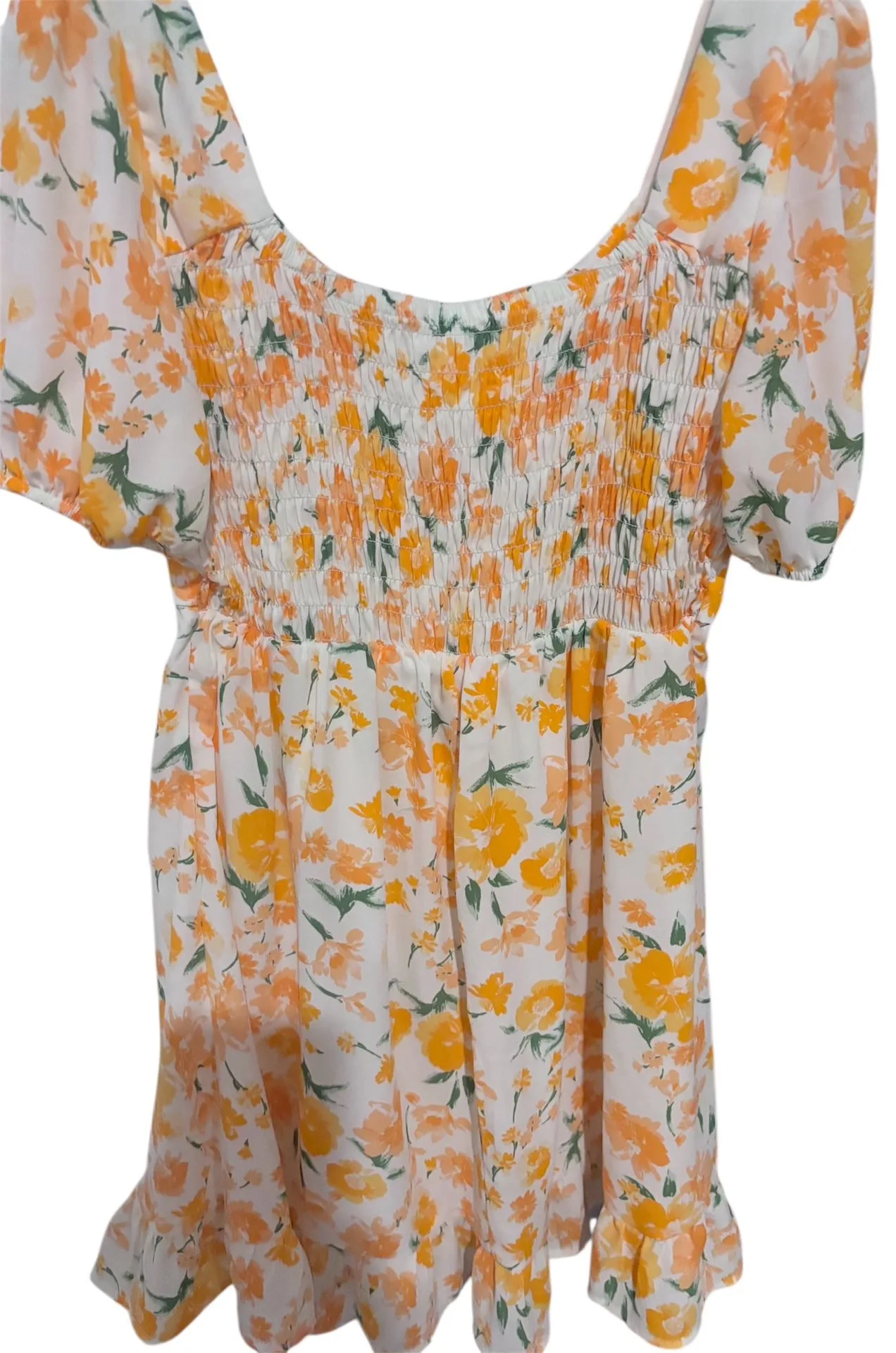 Sienna Sky Floral Off-Shoulder Tie Front Dress – Size Small image indicator(7)