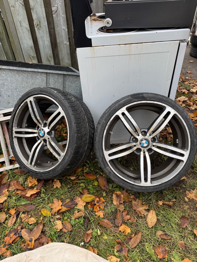 BMW 20” Rims + Tires (Set of 2) – Quick Sale