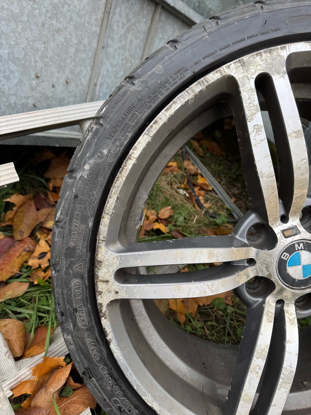 BMW 20” Rims + Tires (Set of 2) – Quick Sale - photo 3