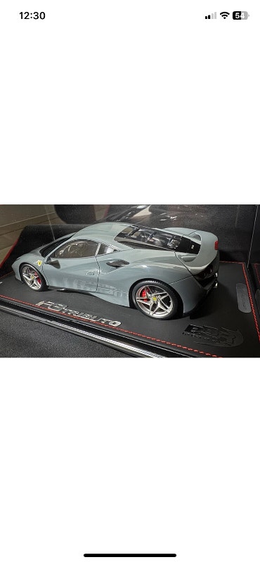 BBR Ferrari F8 Tributo Grigio Medio 1:18 resin limited 24 pcs - photo 2