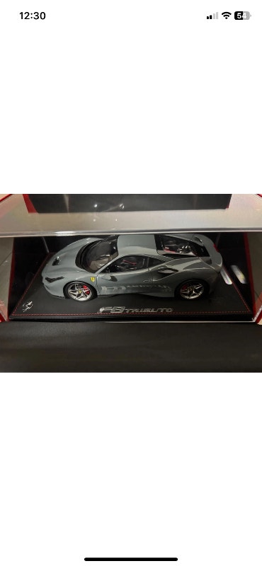 BBR Ferrari F8 Tributo Grigio Medio 1:18 resin limited 24 pcs - photo 3